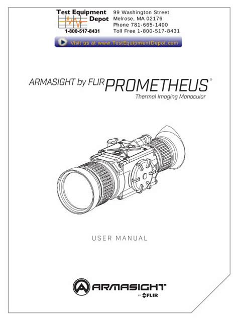 Pdf Armasight By Flir Prometheus Test Equipment Depotthe Prometheus