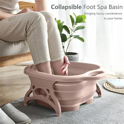 Manufactures Hot Collapsible Foot Wash Basin Foot Spa Soaking Tub Pedicure Bucket Feet Bath