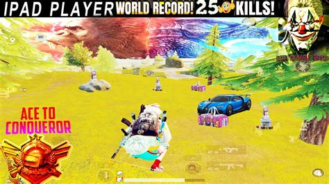 25 Kills World Recordlivik Map Rushgameplay Pubgmobile Ipad Gen 89