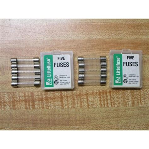 Littelfuse 0313005 Fuse Cross Ref 4xh63 313005 Jagged Wire Element