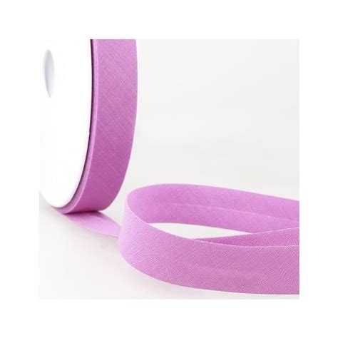 Biais Repli Tout Textile Mm Violet Pastel X M