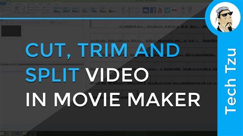 Cut Trim And Split Video In Windows Movie Maker Youtube