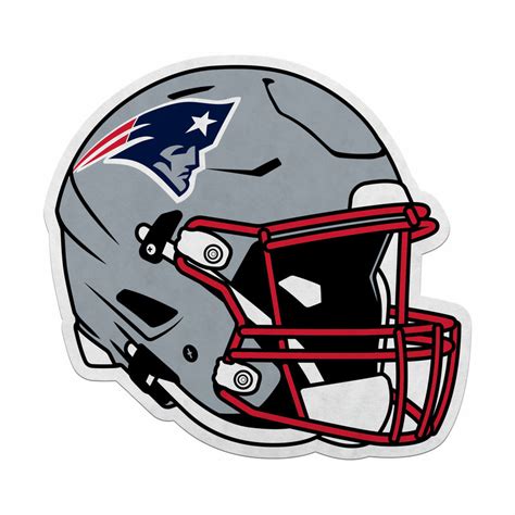 New England Patriots Football Helmet Shape Cut Pennant