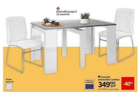 Top 93 Imagen Table Extensible Conforama Fr Thptnganamst Edu Vn