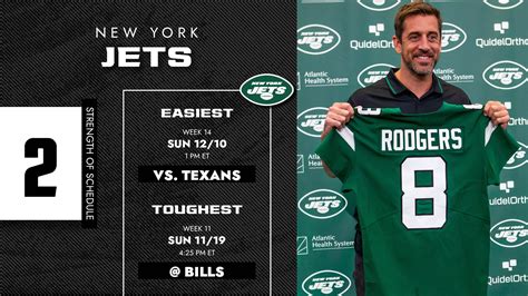 york jets schedule   times tv schedule