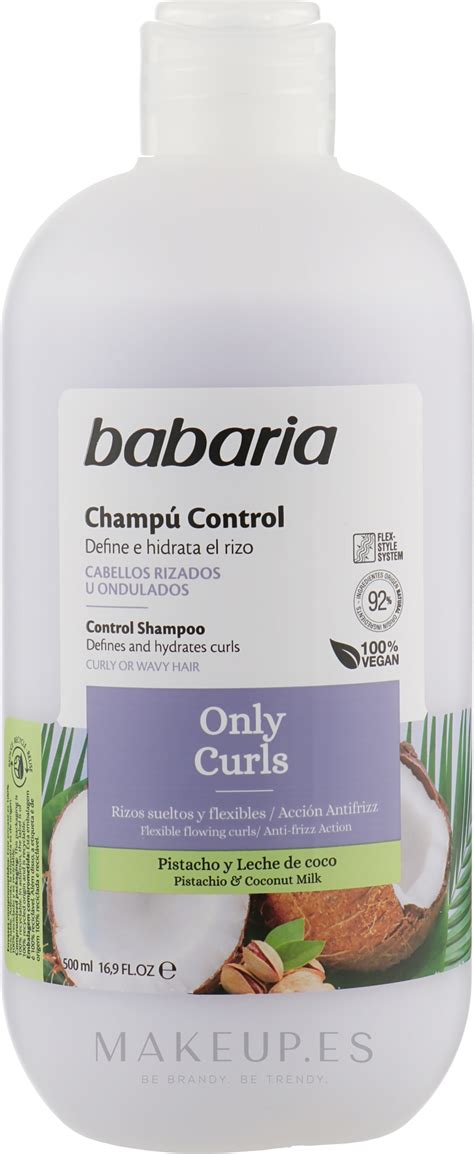 Babaria Only Curls Shampoo Champú para cabello rizado Makeup es