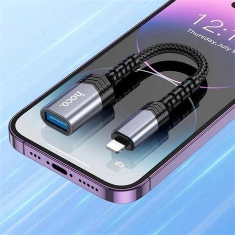 Переходник Lightning To Usb 20 на Otg для планшетов и смартфонов Tpe