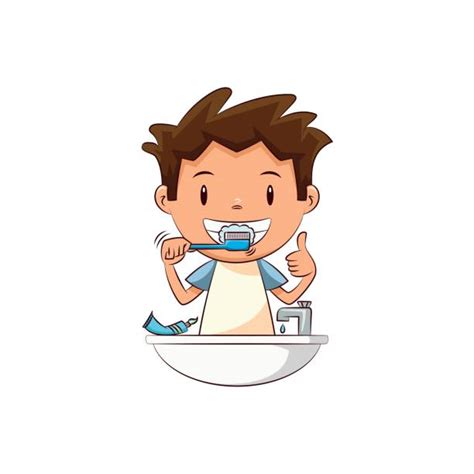 Brushing Teeth Clip Art For Kids