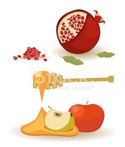 Rosh Hashanah Symbols Stock Vector | Royalty-Free | FreeImages