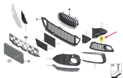 NUEVO FABRICANTE DE EQUIPOS ORIGINALES BMW 1 F20 PARACHOQUES DELANTERO