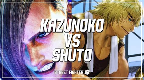 SF6 Kazunoko Ed Vs Shuto Ken Street Fighter 6 YouTube