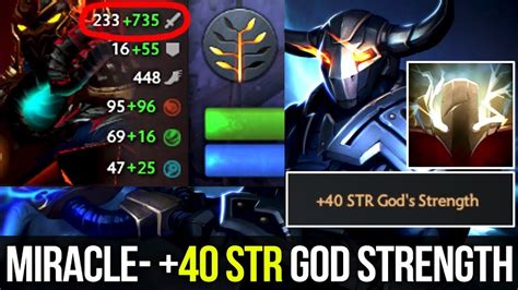 Miracle Unstoppable Sven God Strength Max Dmg Dota