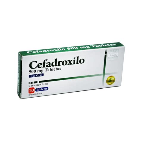 Cefadroxilo Mg Tabletas Dac Gran Feria Pzo