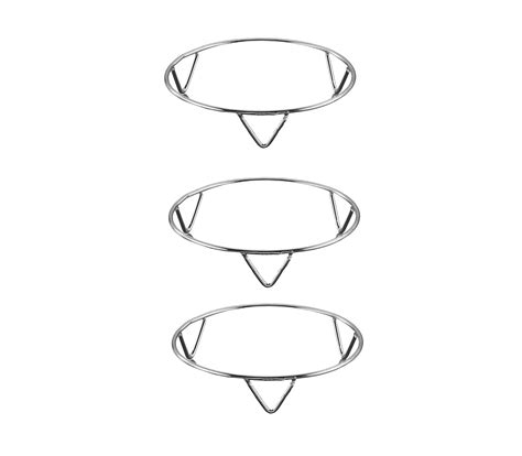 Buy GRIDKITCHEN Round Shape Stainless Steel Trivet Hot Pot Holder Pan Holder Chakla Belan