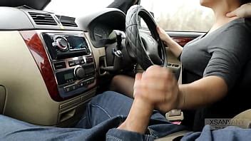 Extreme And Risky Handjob While Driving Car Sanyany Nylon Xvideos