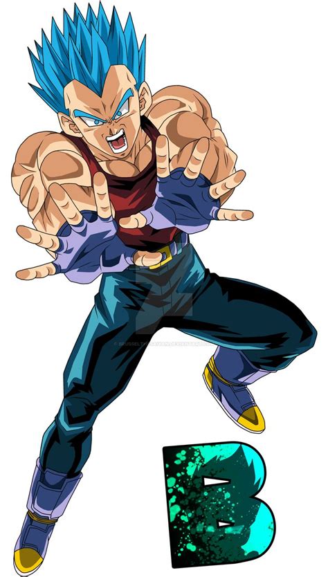 Vegeta Super Saiyan Blue Gt Alt Palette By Brusselthesaiyan On