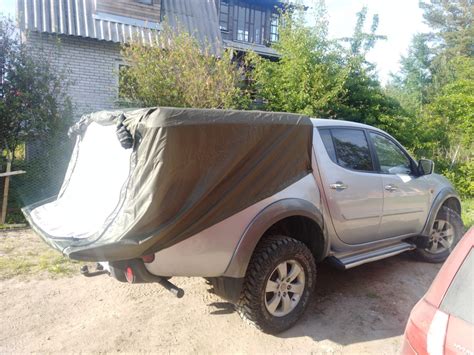 Палатка на кузов — Mitsubishi L200 (4G), 2,5 л, 2008 года | аксессуары ...