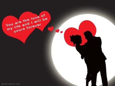 Happy Valentine's Day Couple Greeting With Quotes - GraphicsPlay