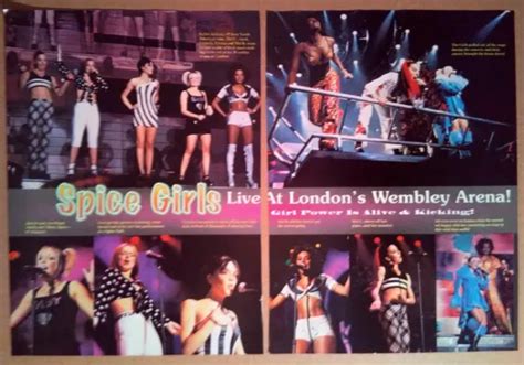 Magazine Pinup~ Spice Girls ~1990s ~geri Halliwell ~victoria Beckham