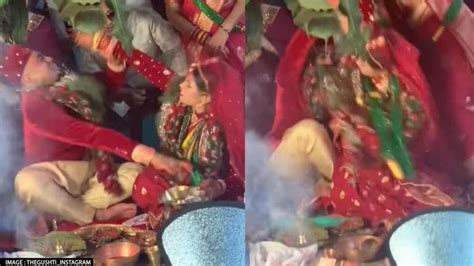 Video Of Bride And Groom Getting Into Fight During Wedding Ceremony Goes Viral Watch Republic