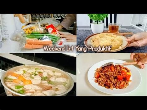 WEEKEND IRT YANG PRODUKTIF Rutinitas Pagi Ku Di Dapur Minimalis