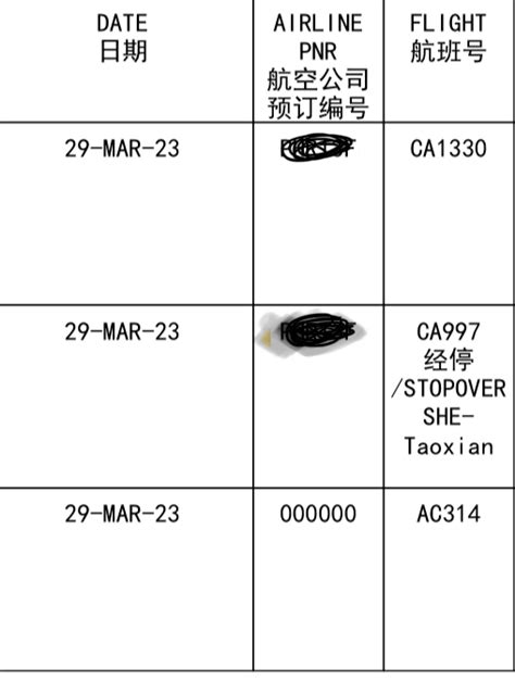 携程出的票后半段没有pnr号正常吗 旅行 美卡论坛