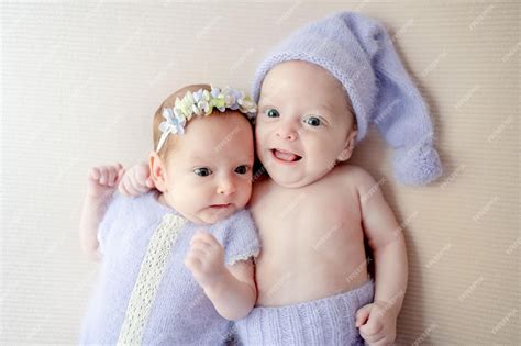 Newborn Baby Twins Boy And Girl