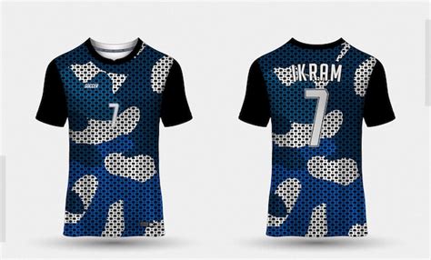 Premium Vector | A jersey that has the number 7 on it