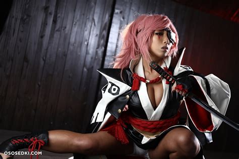 Nonsummerjack Guilty Gear Baiken Naked Cosplay Asian 97 Photos