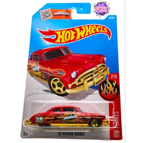 Hot Wheels Hudson Hornet Red Shopee Malaysia