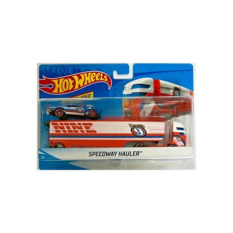 Hot Wheels Speedway Hauler Taşıyıcı Tır ve Araba Seti BDW Fiyatı