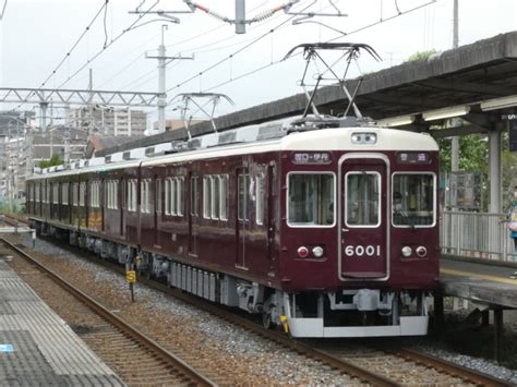 阪急電鉄 阪急6000系電車 6001 新伊丹駅 鉄道フォト・写真 By 関西を拠点に活動する鉄道好きさん レイルラボraillab