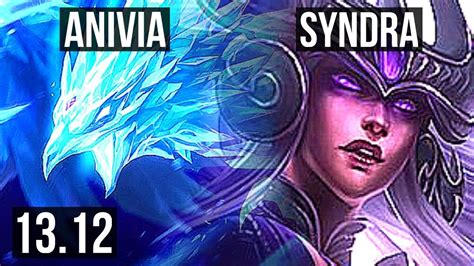 ANIVIA Vs SYNDRA MID 5 1M Mastery 4 0 8 400 Games NA Master