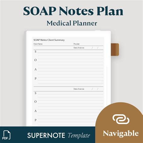 reMarkable tablet - Weekly Medication Log Template – Supernote Templates