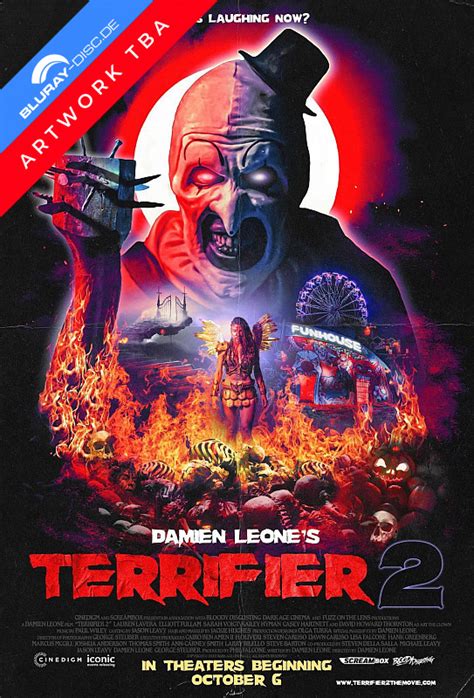 Terrifier 2 4k Limited Mediabook Edition Cover G 4k Uhd Blu Ray Blu