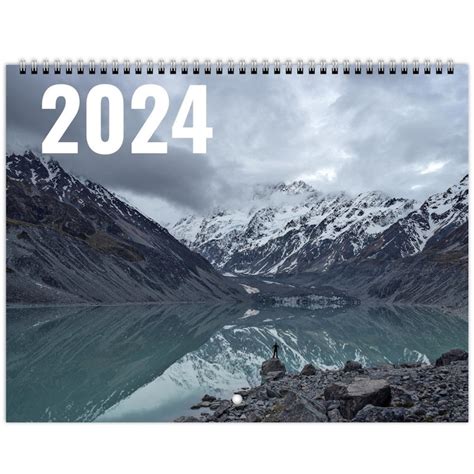 New Zealand Scenery 2024 Calendar Beautiful Mountains - Etsy