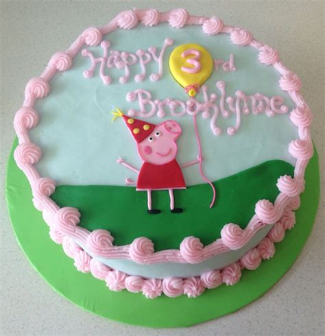 Peppa Pig Cake | Peppa pig cake, Pig cake, Cake