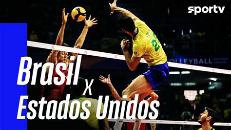 Estados Unidos X Brasil Melhores Momentos Liga Das Na Es