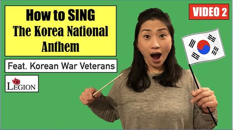 Learning The Korea National Anthem 2 How To Sing Youtube