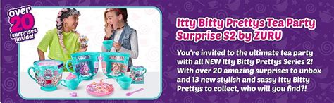 Itty Bitty Prettys Tea Party Surprise Series 2 Big Tea Cup Playset By Zuru Playsets Amazon Canada