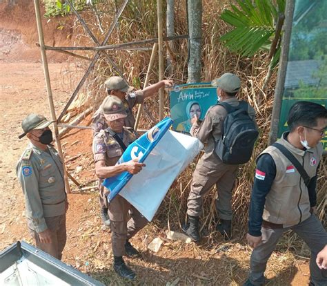 Alat Peraga Bacaleg Di Lebak Ditertibkan Tangerang Raya