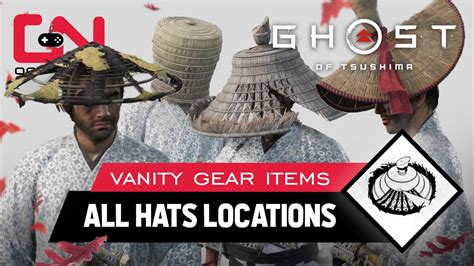 Ghost Of Tsushima All Hats Locations Showcase Vanity Gear Items