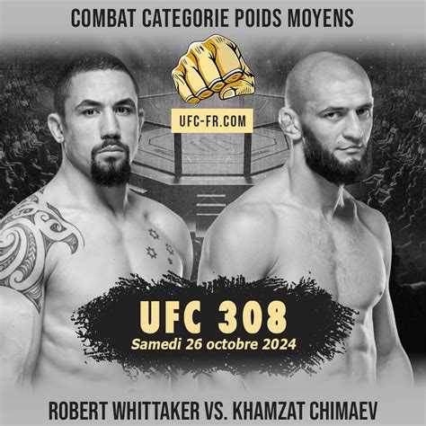 Robert Whittaker Vs Khamzat Chimaev UFC 308 UFC Fans