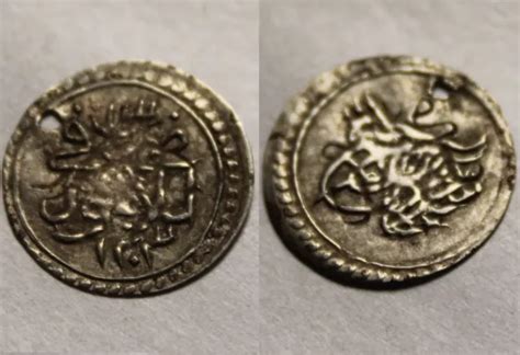 ORIGINAL ISLAMISCHES SILBER PARA Münze OSMANISCHES REICH Selim III