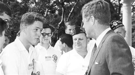 Bill Clinton And John F Kennedy The Story Behind Their 1963 Handshake