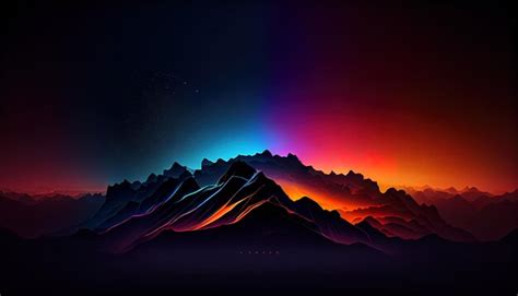 Premium Photo | A wallpaper with dark dramatic gradient colors ai generated