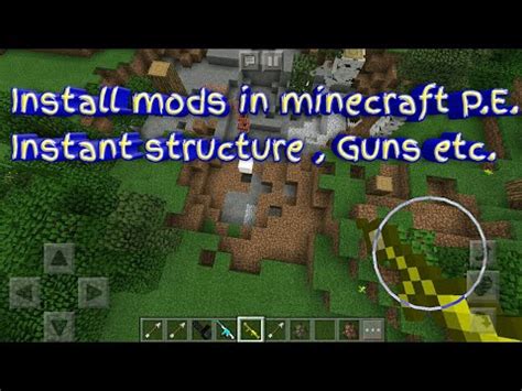 How To Install Mods In Minecraft Pocket Edition YouTube