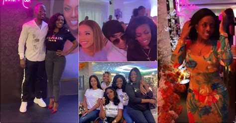 Nana Aba Anamoah Holds Birthday Party With Stonebwoy Joselyn Dumas