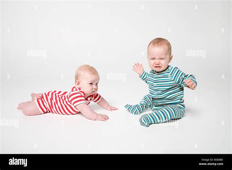 baby boy  girl stock photo alamy