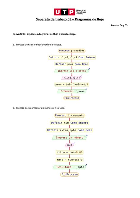 Ejercicios Resueltos Separata Unidad Separata De Trabajo